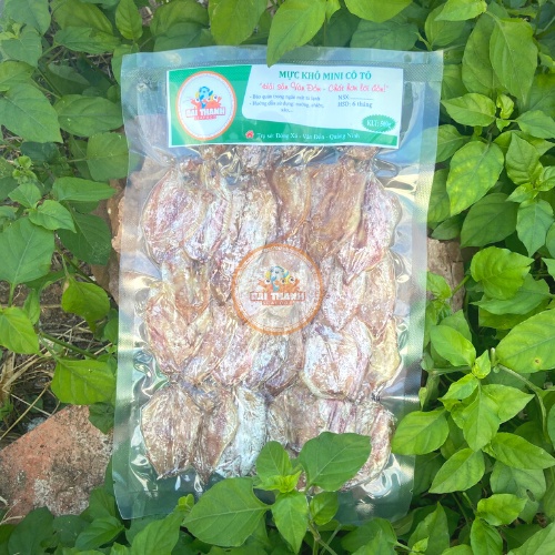 Mực Khô Mini Cô Tô , Mực Tép Khô Cô Tô, Nguyên Liệu Làm Mực Rim Me - SanhHaiSan