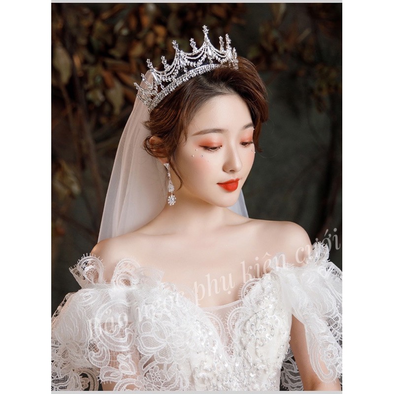 [Mã SKAMCLU8 giảm 10% cho đơn từ 100K] vương miện cô dâu (mẫu VM134)