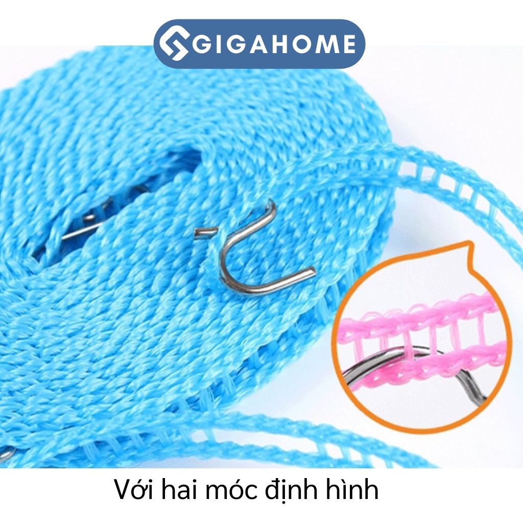 Dây Phơi Đồ Thông Minh GIGAHOME Có Lỗ Móc, Loại 3M Đa Năng 3271