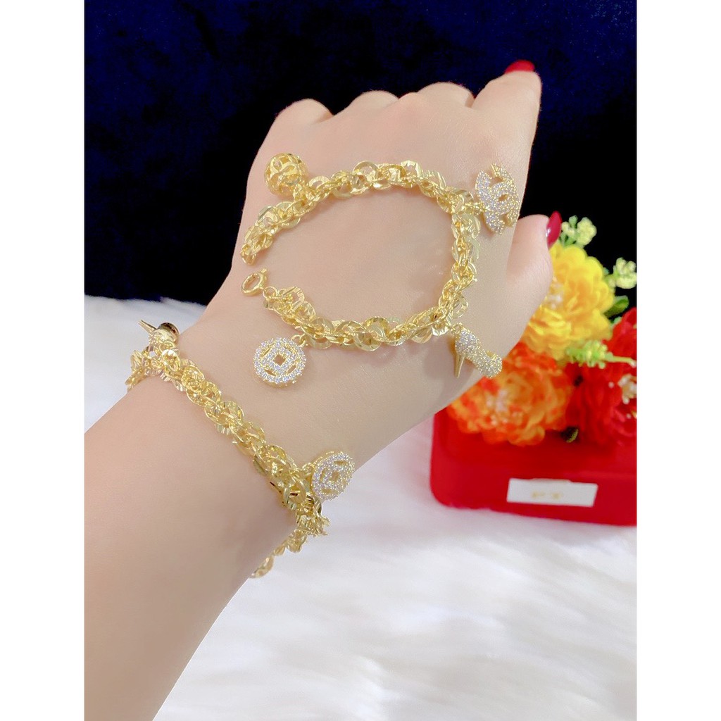 Lắc tay phụng tòn ten mạ 18k cao cấp P155