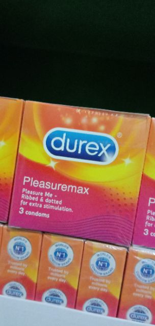 bao cu su Durex pleasuremax hộp 3-12 cái