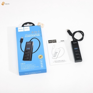 Hub chuyển Type-C to 4 USB 3.0 Hoco HB25