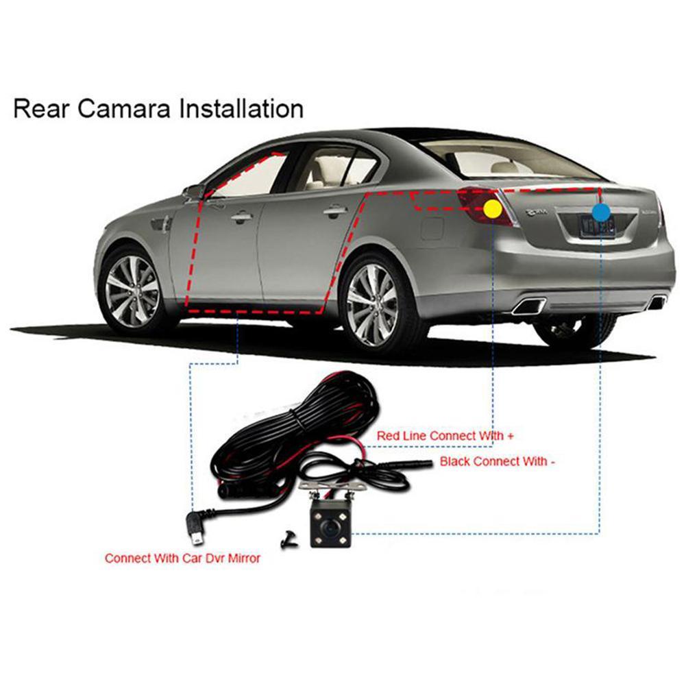 Camera Lùi Xe 5 Pin HD 4LED 170 Độ A1O5 Chất Lượng Cao