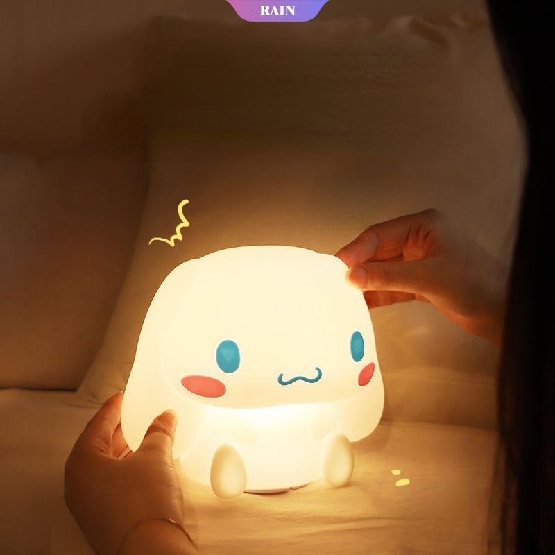 Đèn Ngủ Nhỏ Mềm Mại Hình Sanrio Cinnamoroll Dễ Thương Dùng Trang Trí Phòng Ngủ