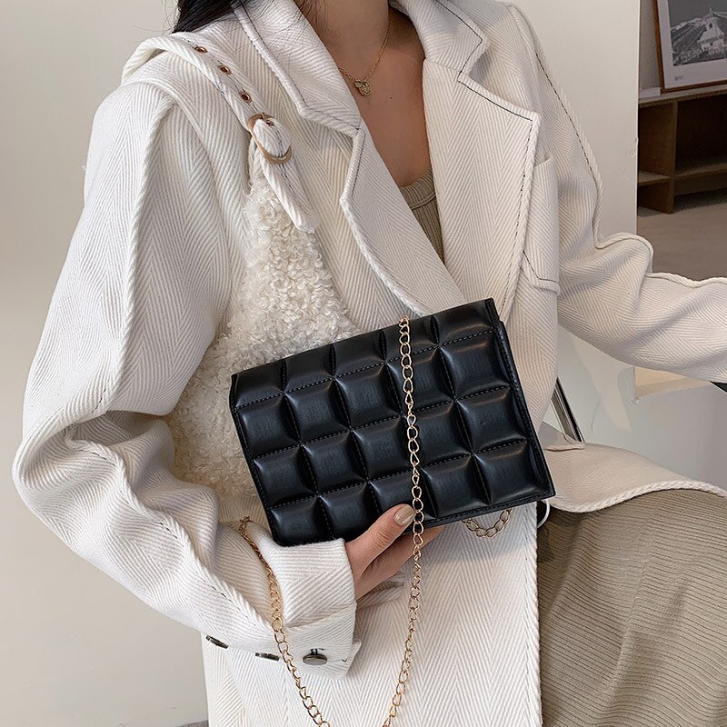 Túi Xách JASMIN NOIR Cho Nữ Họa Tiết Caro Thời Trang Cá Tính