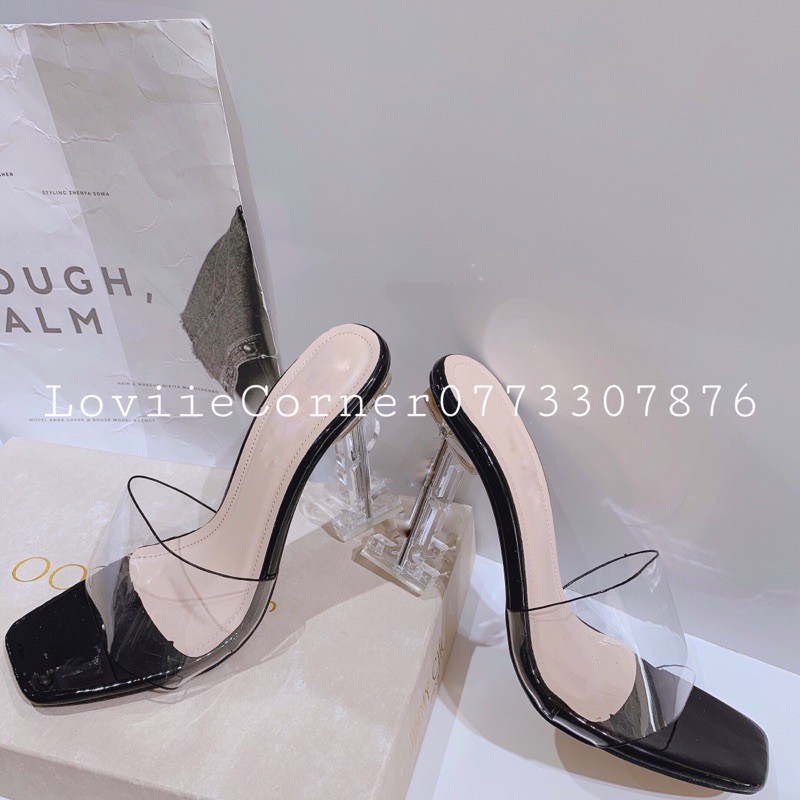 DÉP CAO GÓT LOVIIECORNER - GUỐC NỮ CAO GÓT QUAI TRONG 9 PHÂN THỜI TRANG D200358