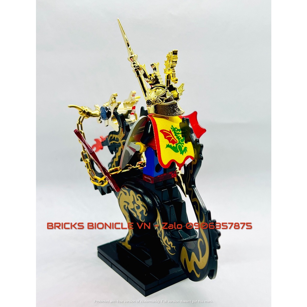 LEGO MINIFIGURES - ĐỒ CHƠI XẾP HÌNH LEGO MINIFIGURES - DRAGON KNIGHT & GOLDEN DRAGON PLUME