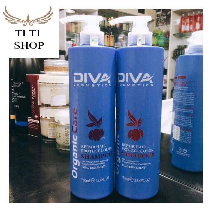 Dầu gội xả DiVa phục hồi tóc hư tổn cấp độ3 - hàng chính hãng
