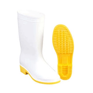 Ủng bảo hộ lao động trắng vàng - Thùy Dương Safety, Ủng bảo hộ thùy dương, Ủng đi mưa, Ủng đi nước