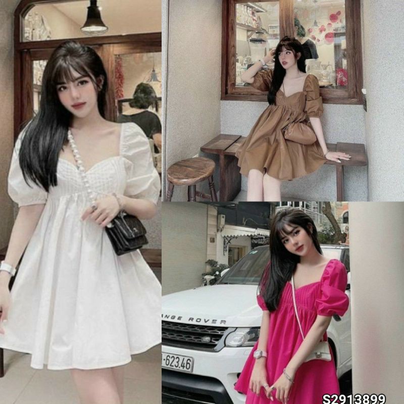 Áo lụa dây cổ đổ (kèm ảnh thật)