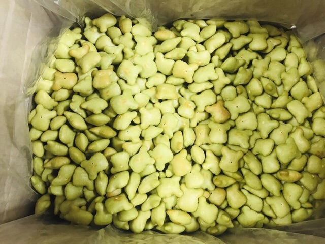 Bánh Gấu Nhân Kem Hương Chùm Ngây Hộp 420g - Free Ship - Ăn Vặt SK House