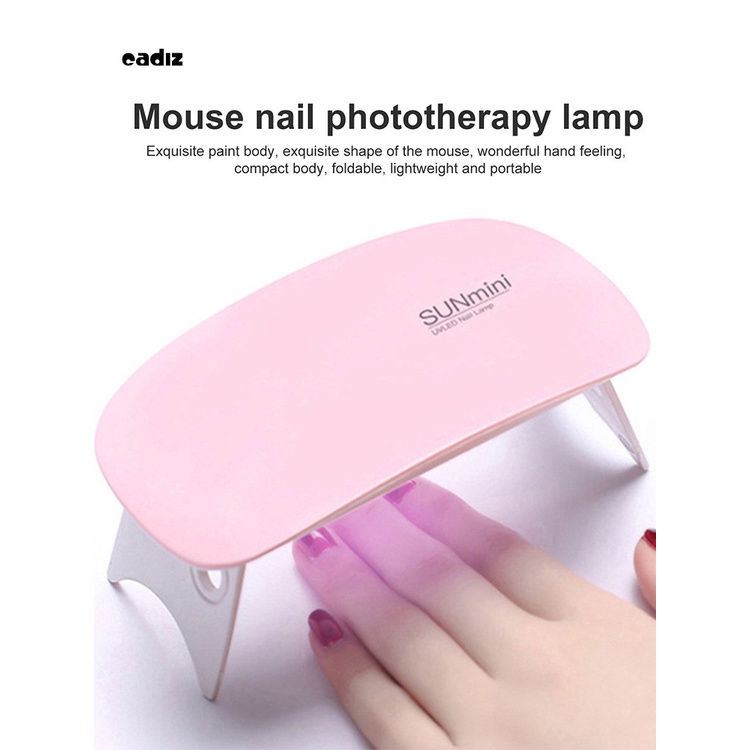 Đèn sấy khô sơn móng tay thiết kế nhỏ gọn tiện lợi sử dụng tại nhà