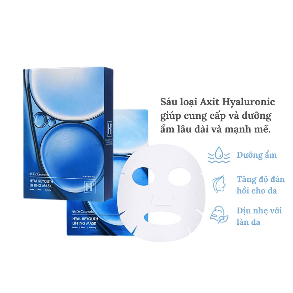 Dr.Ceuracle Mặt nạ Cấp Nước Căng Bóng Da Mask Hyal Reyouth Lifting