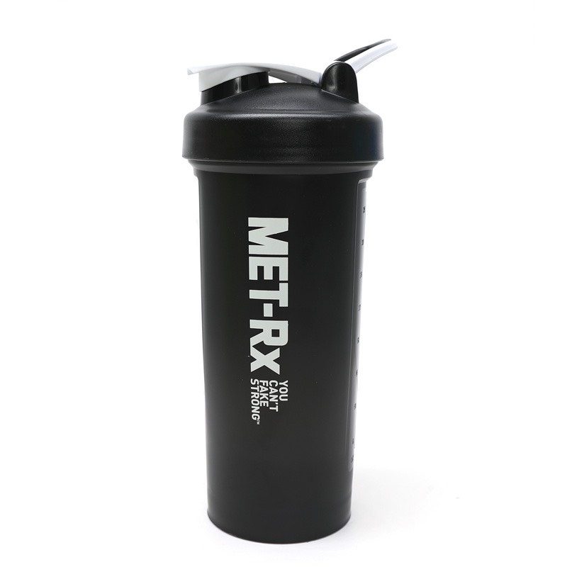 Bình lắc thể thao 1 Lít bình nước tập gym Shake bottle Met RX 1 Lít