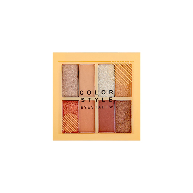 [Hàng mới về] Bảng phấn mắt mini COLOR STYLE 8 màu sắc tông lì và ánh nhũ lấp lánh