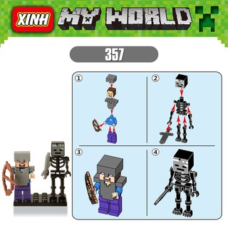 ALEX Bộ Lắp Ráp Trò Chơi Minecrafted X0127
