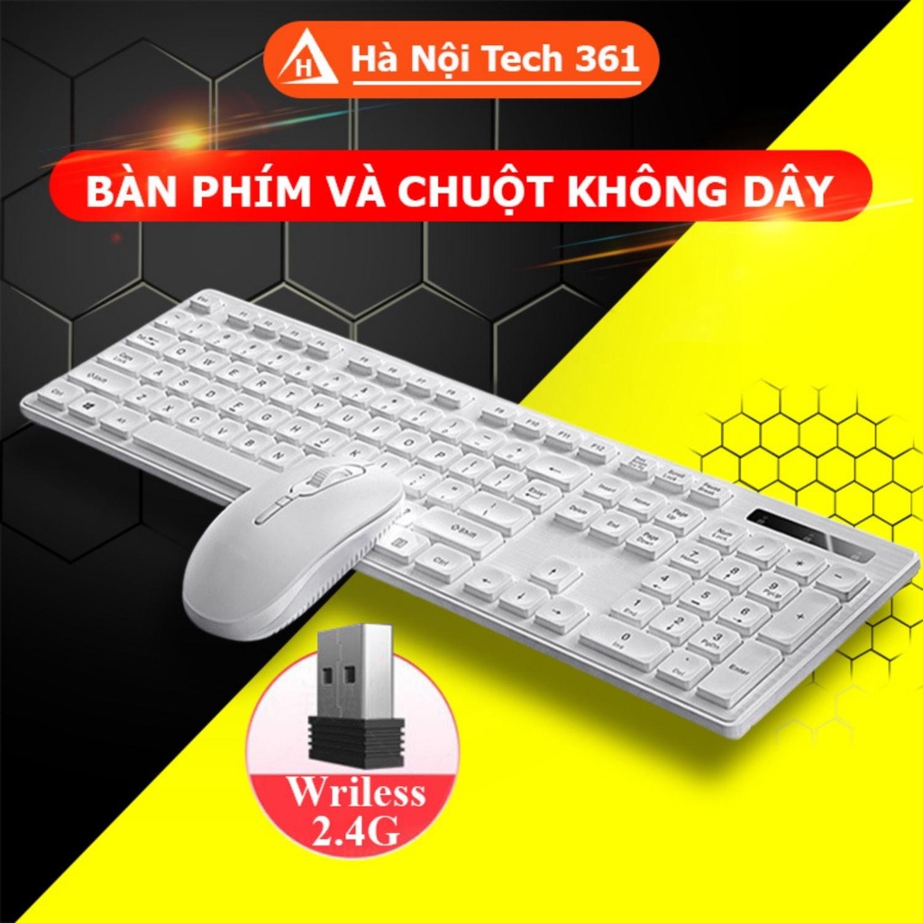 Bộ bàn phím và chuột không dây V3max kết nối ổn định, phản hồi cực nhanh, chế độ nghỉ thông minh