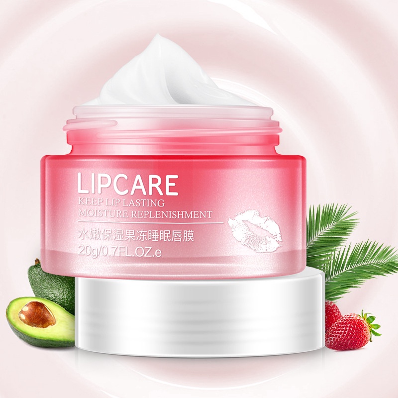 Mặt Nạ Môi Collagen Cherry BIOAQUA Giúp Môi Mềm Mại Hồng Hào Cằn Bóng Dưỡng Cấp Ẩm Cho Môi
