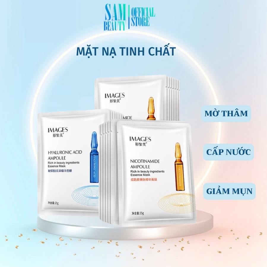 MẶT NẠ CHO DA DẦU, MẶT NẠ GIẤY phục hồi da ngăn ngừa mụn thúc đẩy làn da sản sinh collagen SamBeauty