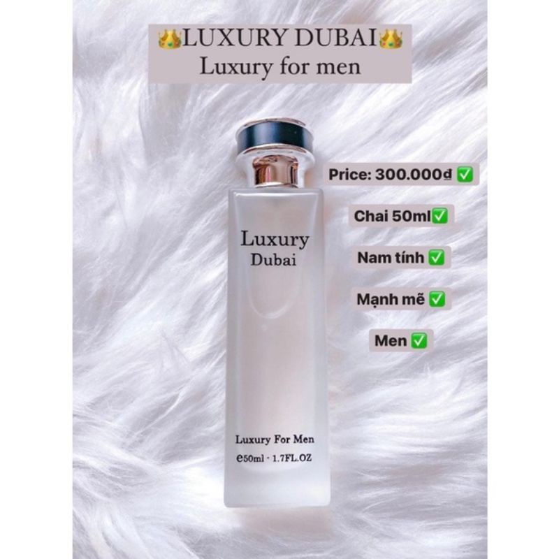 [Rẻ nhất HCM ] Nước hoa DUBAI Luxury 50ml chính hãng