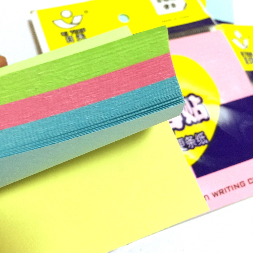 Giấy Note Ghi Chú UNC 76*76*10mm - 100 tờ