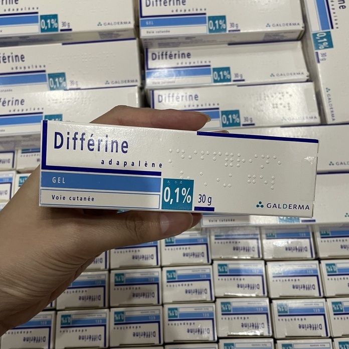 30GR - Differin Gel 0.1 Adaferin Chứa Adapalene - Kem Giảm Mụn Ẩn, Mụn Trứng Cá, Mụn Đầu Đen