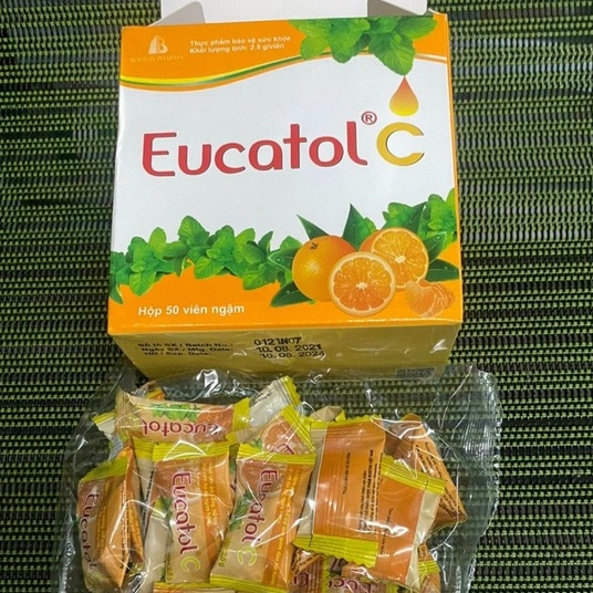 Eucatol C giảm ho, long đờm, giảm đau rát họng, khản tiếng do ho