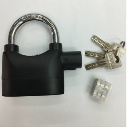 Khóa Chống Trộm Xe Máy Thông Minh Có Còi Báo Động, Ổ Khóa Chống Trộm Thế Hệ Mới Alarm Lock Nhỏ Gọn Tặng Kèm Pin Thay Thế