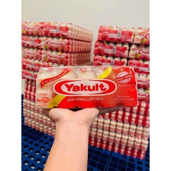 (CHỈ GIAO HÀ NỘI) Thùng 10 Vỉ Sữa Chua Yakult - Sữa Chua Uống Yakult ( 1 thùng - 10 vỉ ) DATE MỚIng