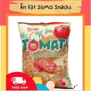 Bim Bim Snack Cà Chua Oishi gói 35/40g-Ăn Vặt Sumo Snack