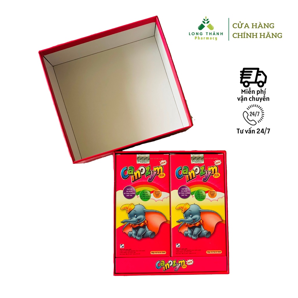 Siro dinh dưỡng Camozym hỗ trợ cho trẻ ăn ngon miệng - hộp 10 túi x 15ml