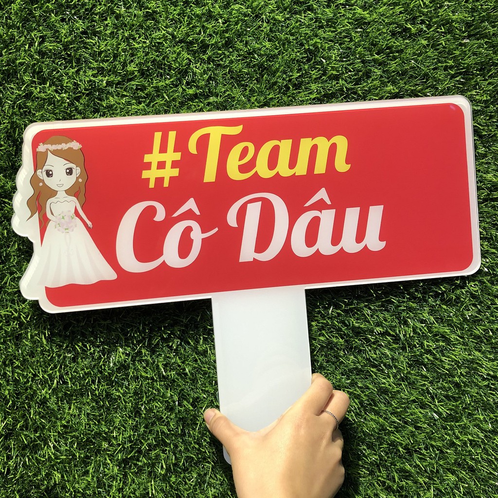 Bảng hashtag cầm tay chụp hình trong đám cưới - Thiết kế theo yêu cầu