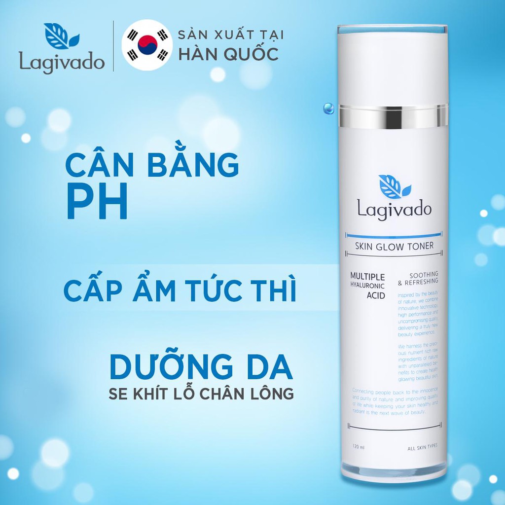 Nước Hoa Hồng HQ Lagivado giúp cân bằng, se khít lỗ chân lông Toner 120 ml