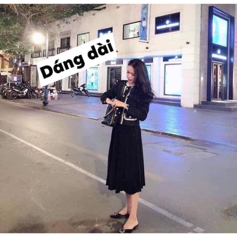 chân váy xếp ly dài | BigBuy360 - bigbuy360.vn