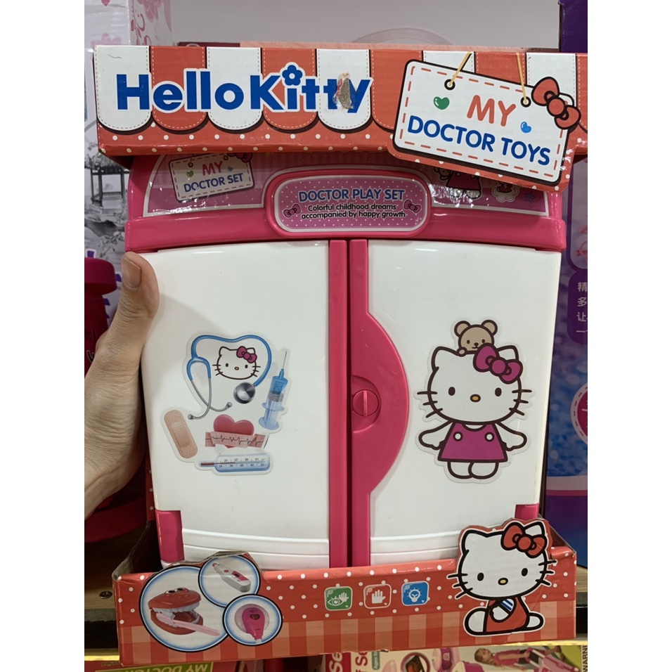 Bộ đồ chơi tủ y tế Hello Kitty cho bé
