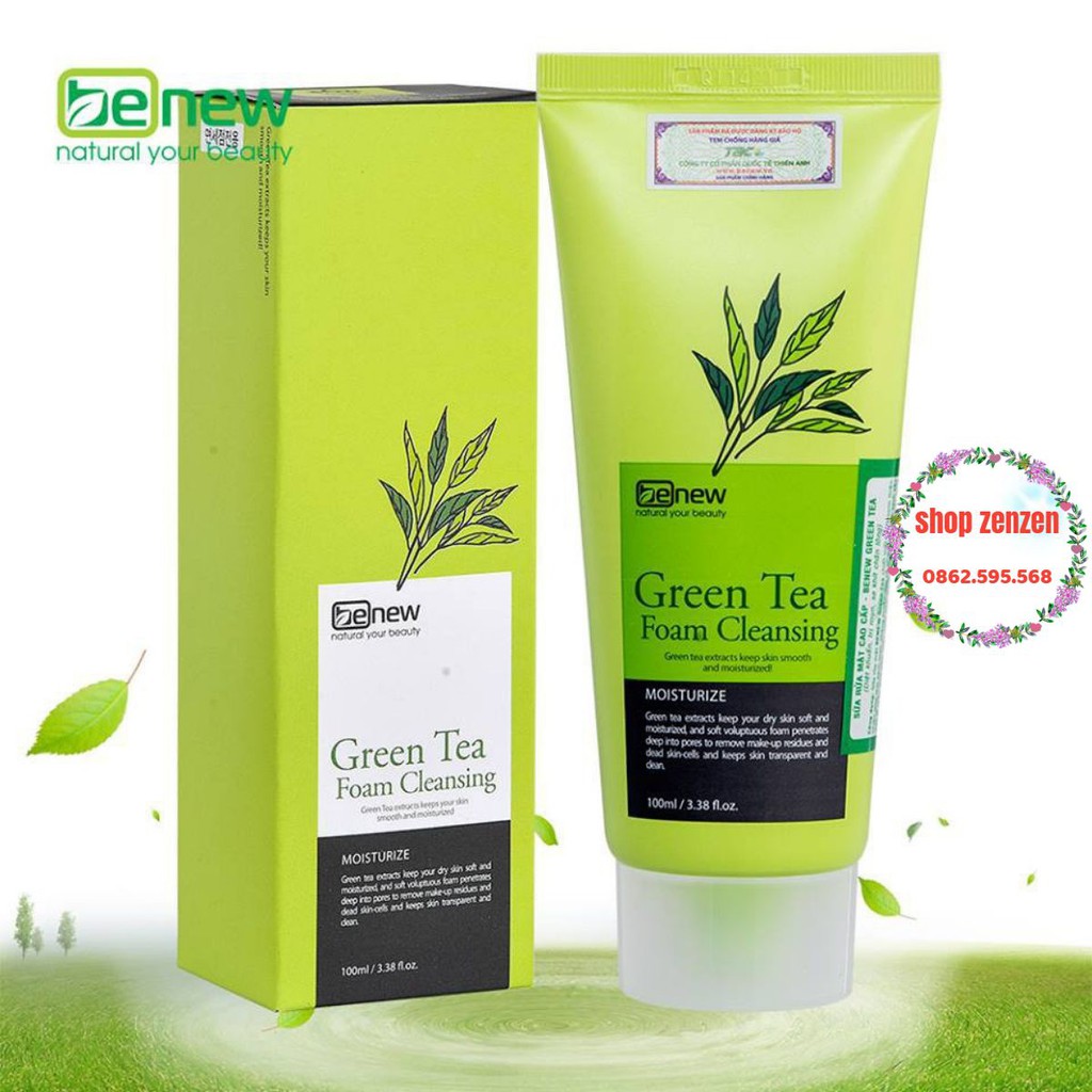 Sữa rửa mặt Trà xanh BENEW Green tea