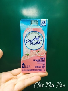 Bột pha nước trái cây Crystal Light 0 Calo