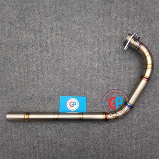 Cổ pô titan size 32 Satria 150 Fi - Raider 150 Fi