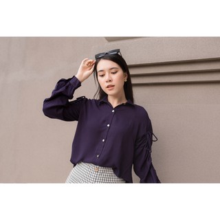 MINX - Áo String Tie Sleeve Shirt