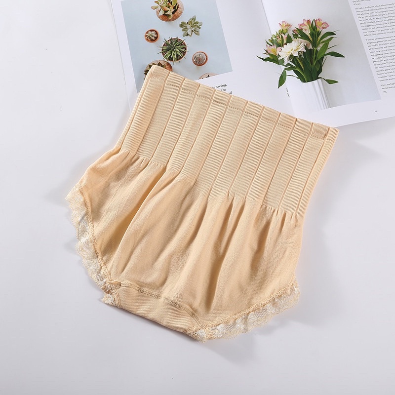Quần Lót Gen Bụng Viền Ren Xuất Nhật Túi Zip A48