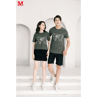 Áo thun unisex cộc tay Co Exist With Nature K0030487 Thời trang M2