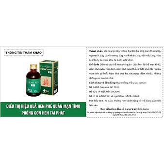 Combo 2 chai Thương hiệu: Thuochen-phuchung PHÚC-HƯNG PH ThuỐc-hen PH PHARMACYQ7 /
