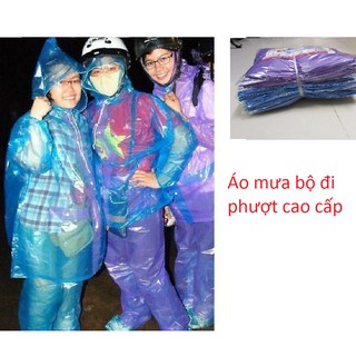 COMBO 5 BỘ -10 BỘ ÁO MƯA NILON ĐI PHƯỢT CAO CẤP