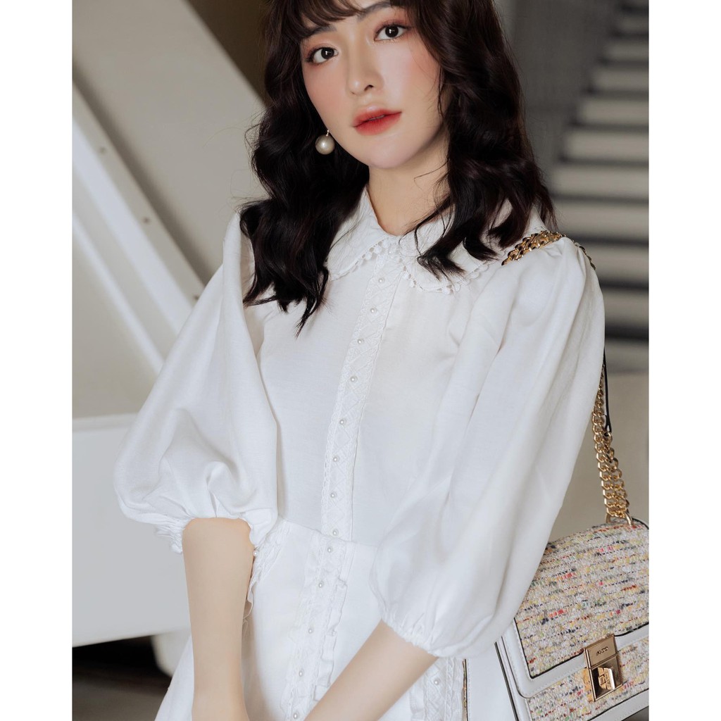 ĐẦM THIẾT KẾ PHỐI REN ( NAOMI DRESS )