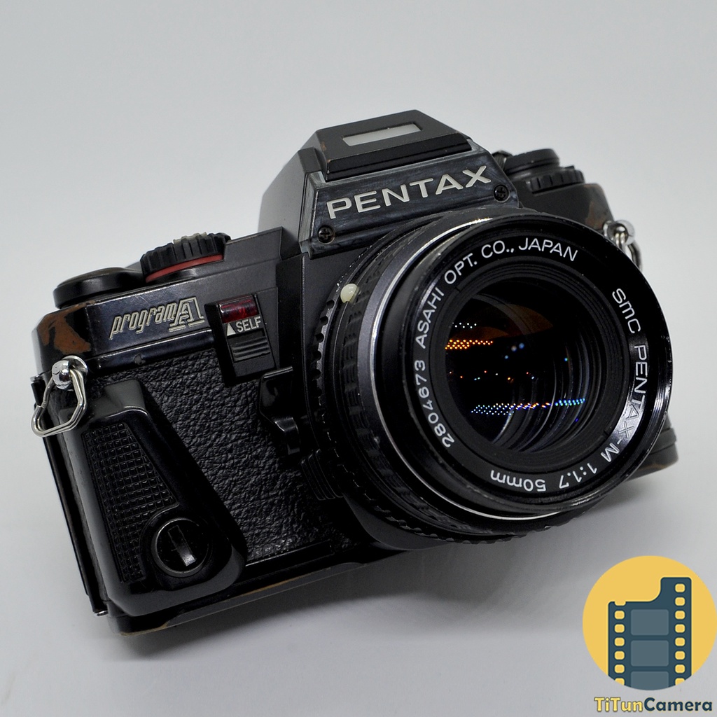 MÁY FILM PENTAX PROGRAM A & PENTAX 50MM F1.7