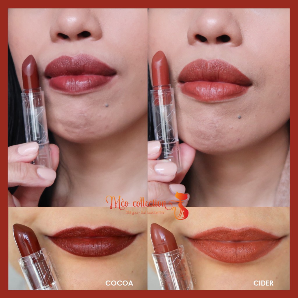 Son ELF - SRSLY Satin Lipstick màu Cider, Cocoa