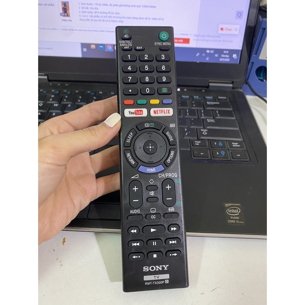 Điều khiển đa năng tivi Sony RM L1370 - Remote dungf cho các dòng sony