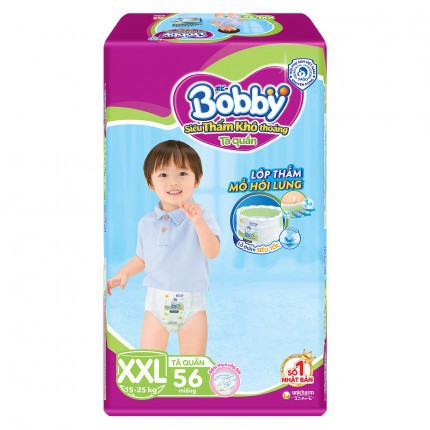 Tã/Bỉm Quần Bobby M76/L68/XL62/XXL56 _Subaby