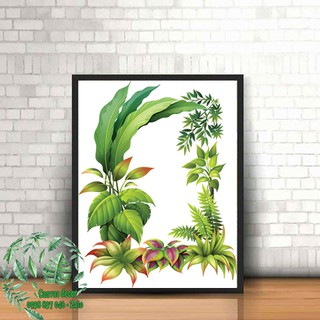 Tranh canvas treo tường Tropical Leaf