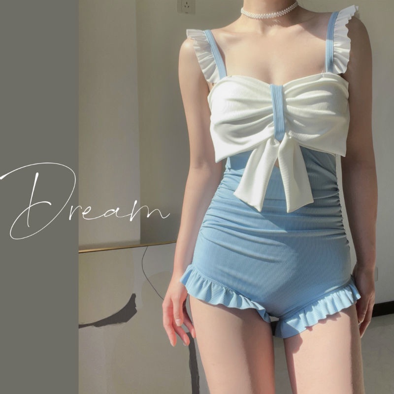 Bộ Đồ Bơi Một Mảnh Phong Cách Hàn Quốc Quyến Rũ Cho Nữ